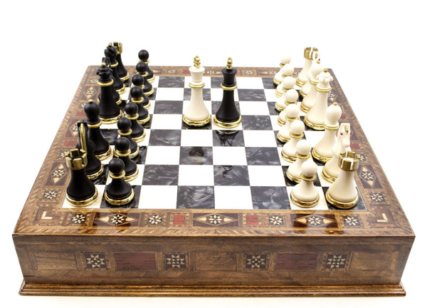 The Exquisite Handcrafted Chess Set - Elegance in Every Move by Scott Handicraft