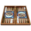Backgammon Wooden Colorful Backgammon Set, Handcrafted & Personalized Gift