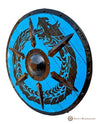 Jormungandr Plank 24" Handcrafted Wooden & Heavy Metal Dragon Viking Shield