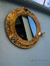 Antique Model Rustic Finish 12" Porthole Mirror - Handcrafted, Wall Hanging & Home Decor