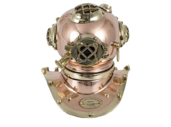 Handmade Copper Mini Diving Helmet Perfectly Crafted.