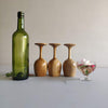 Royal Look Premium Wooden Wine Glass || Teak Wood