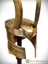 Loki Helmet -18 Gauge Steel, Antique Finish