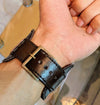 New arrival compass wrist watch with leather straps