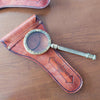 Henry Hughe's Magnifying Glass with leather bag- Scott Handicraft