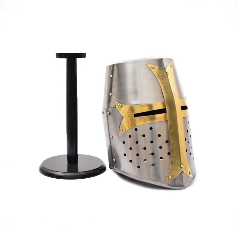 Medieval Crusader Templar Knight Helmet