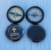 ANTIQUE STYLE COMPASS CUSTOMIZABLE ENGRAVING PERSONALIZED GIFT WITH CASE - SCOTT HANDICRAFT